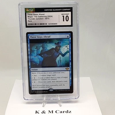 MTG - Thunder Junction - Three Steps Ahead - Graded CGC 10 - Image 1 of 4