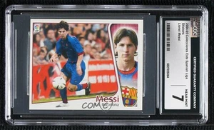 2004-05 Colecciones Este Liga Stickers Lionel Messi CGC 7 Rookie RC - Picture 1 of 3