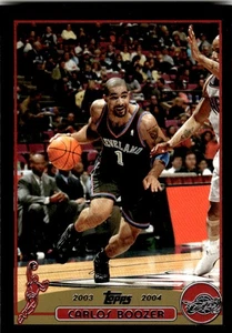2003-04 TOPPS BLACK BORDER CARLOS BOOZER /500 - Picture 1 of 2