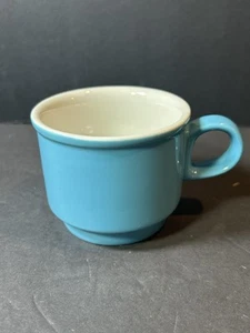 Tazza da caffè vintage metà secolo sala 1743 ceramica turchese blu - Foto 1 di 6