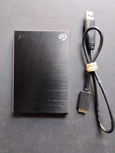 Seagate One Touch 2TB USB 3.0 Portable External HD Lightly Used for school  - Picture 1 of 2