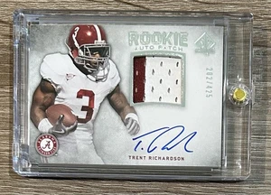2012 SP Authentic #273 Trent Richardson Rookie Patch AUTO #/425 - Picture 1 of 2
