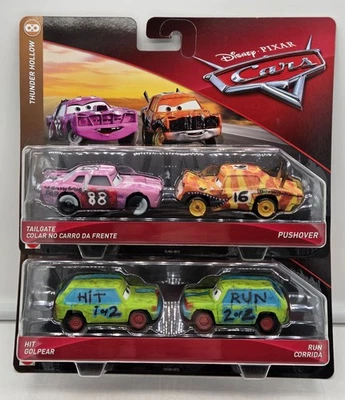 Disney Pixar Cars: Thunder Hollow Crazy 8 - Hit & Run / Tailgate & Pushover -Set - Image 1 of 4