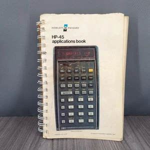 HP 45 Applications Book Hewlett Packard Calculator Manual - Afbeelding 1 van 8