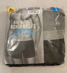 Stafford Cotton Boxer Briefs Big & Tall 2XL 46-48 Assorted Colors