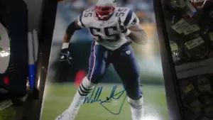 Foto firmada por Willie McGinest New England Patriots 8x10 certificado de autenticidad 2 - Imagen 1 de 1