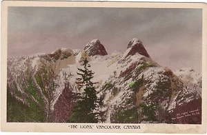 CANADA REAL PHOTO  THE LIONS VANCOUVER BC POSTCARD - Picture 1 of 1
