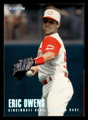 Eric Owens 1996 Fleer  Card #348 Cincinnati Reds - Image 1 of 2
