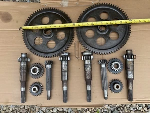 2-12" Vintage Industrial Machine Age Steel sprocket Gears Steampunk Art Welding - Picture 1 of 1