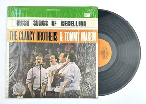 The Clancy Brothers & Tommy Makem - Iris Songs Of Rebellion 1969 LP Shrink Open - Picture 1 of 10
