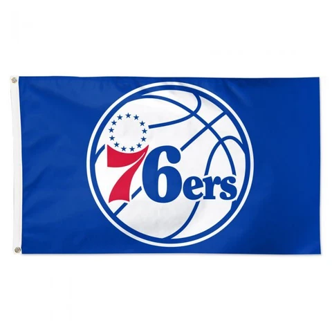 PHILADELPHIA 76ERS 3'X5' HOUSE FLAG WALL BANNER NBA LICENSED WINCRAFT Cover
