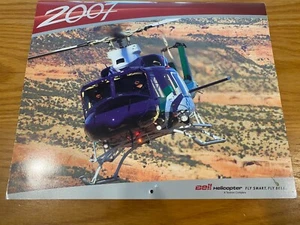 2007 Bell Helicopter Textron Appointment Calendar Bell XV-15 206 Cobra AH-1J 222 - Picture 1 of 20