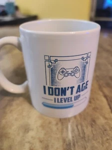 Coffee Mug "I Don'T Age I Level Up" Coffee Tea Cup Mug, VTG - Picture 1 of 6