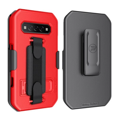 For Kyocera DuraForce PRO 3 (E7200) Case and Belt Clip Holster with HandStrap - Image 1 of 2