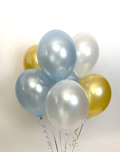 30 x Man City Football Shades - Pearlised Latex Balloons(Helium Quality) - Picture 1 of 1