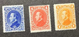 Honduras 1878 VF -XF MNH, Sc#34-36, Cv$14. (W47) - Foto 1 di 2