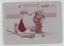 2017-18 Upper Deck Compendium Printing Plate Magenta 1/1 Matt Calvert #75 1p3