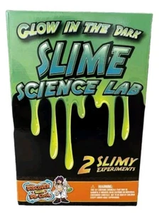 DR COOL'S GLOW IN THE DARK SLIME SCIENCE LAB KIT PROGETTO BAMBINI 2 ESPERIMENTI NUOVO CON SCATOLA - Foto 1 di 8