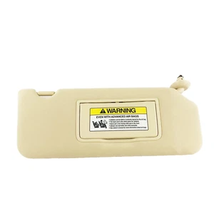 2009-2014 Acura TSX Sun Visor OEM BEIGE Passenger Right W/ Lighted Mirror - Picture 1 of 4