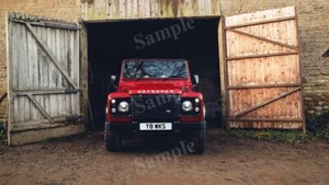 Póster fotográfico Land Rover Defender 90 Works V8 2018 alta resolución decoración de pared estampado - Imagen 1 de 1