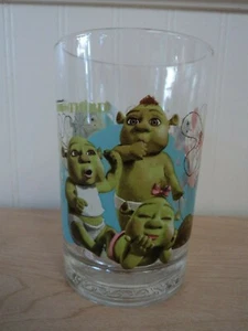 Shrek The Third Babies McDonalds Collectable Glass Cup 2007 DreamWorks Vintage - Picture 1 of 5