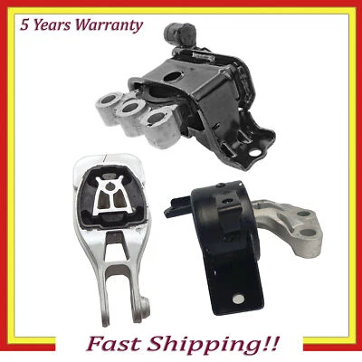 Suportes de motor e montagem manual Trans para 2012-2020 Chevrolet Sonic conjunto 3 peças - Imagem 1 de 4