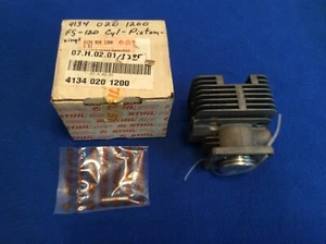 Kit de pistón y cilindro Stihl # 4134 020 1200 * OEM GENUINO * Se adapta a FS-120 NOS 38 mm - Imagen 1 de 5