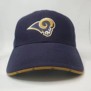 Twins Enterprise Inc Adult Size 7 1/8 Blue St. Louis Rams Fitted Hat Cap - Picture 1 of 10