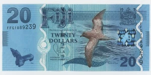 Fiji 20 Dollars ND 2012 Pick 117 UNC Uncirculated Banknote - Picture 1 of 2