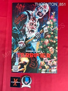 David Howard Thornton Terrifier 3 signed 11x17 photo Art the Clown Beckett - Picture 1 of 4