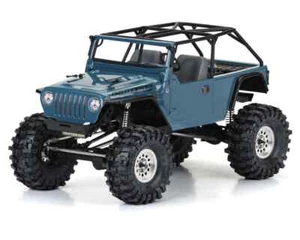Pro-Line 2004 Jeep LJ 1/10 Rock Crawler Body (Clear) (12.3") w/Molded Cage & Acc - Picture 1 of 8