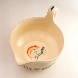 Susie Cooper Hand Painted Sauce Boat Fish Motif 6.25 Inch Burslem England - Picture 1 of 11