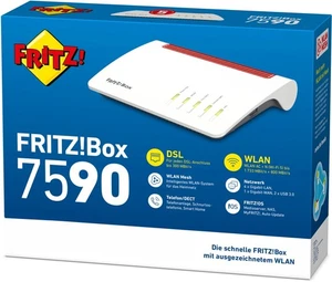 AVM FRITZ!Box 7590 WLAN Router mit Modem VDSL Supervectoring MESH WLAN AC+N DSL - Bild 1 von 7