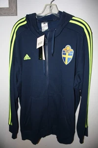 Nuevo con etiquetas Adidas Suecia Selección Chaqueta Auténtica Copa del Mundo Hombre - Imagen 1 de 10