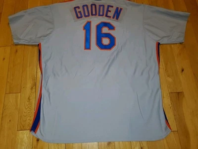 Mitchell & Ness Dwight Doc Gooden 87 NEW YORK METS Authentic MLB Team JERSEY 4XL - Image 1 of 4