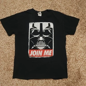 Star Wars Darth Vader Join Me Mens M Short Sleeve Black Shirt - Picture 1 of 6