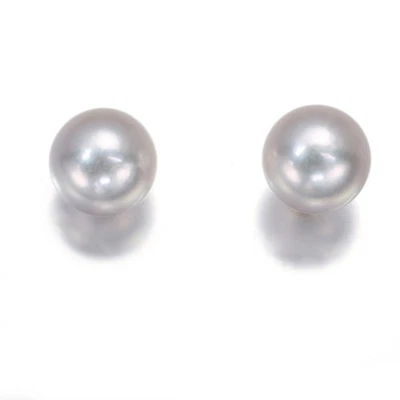 Auténticos Pendientes Mikimoto Perla Akoya 6.2mm Solitario Oro Amarillo 18K 750  Foto 1 de 4