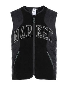 Puma X Market US Large Men's Black Quilted Gilet - Picture 1 of 2