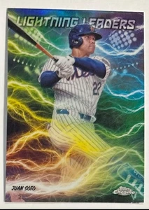 2025 Topps Chrome Lightning Leaders Juan Soto Karte Yankees LL-8 - Bild 1 von 1