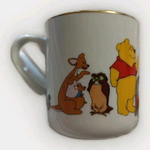 Tasse Winnie Puuh & Freunde Walt Disney Productions Japan Goldrand Kaffeetasse - Bild 1 von 12