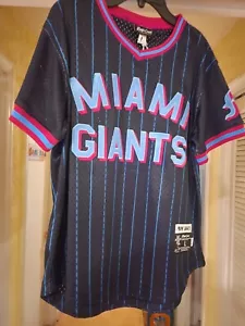 Miami Giants, Negro League, Rings & Crowns Mesh Replica Jersey #8 Size MEDNWT - Picture 1 of 5