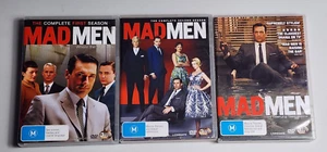 Mad Men Seasons 1 2 and 3 DVD Set PAL Region 4 Bundle - Picture 1 of 2