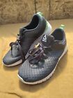 Reebok Womens Athletic Shoes Gray BS7165 Low Top Lace Up Mesh 7M