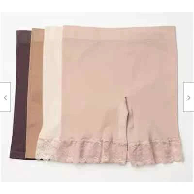 Breezies Sin Costuras Suavizante Medio Muslo Corto Desnudo - Juego de 4 CADA TALLA 1 XL  Foto 1 de 2