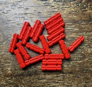 Lego Red Technic, Axle 2L Notched QTY 20 Part No. 32062 - Picture 1 of 2