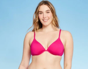 Damen Bügel Bikini Oberteil - Kona Sol - Rose Topiary - D/DD - S100 - Bild 1 von 5