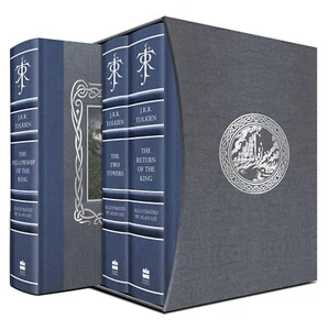 THE LORD OF THE RINGS Deluxe Illustrated Boxed Set Hardcover - Imagen 1 de 2