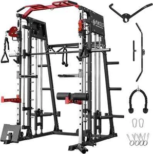Mikolo M4 9-in-1 Smith Machine Home Gym – 2200 lbs Capacity, Power Rack & More - Picture 1 of 8
