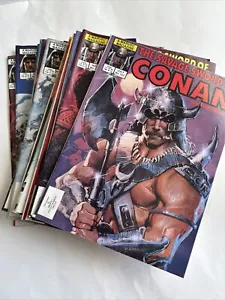 SAVAGE SWORD OF CONAN 102 103 105-110 112 117-119 121 122 1985 MARVEL MAGAZINES - Picture 1 of 24