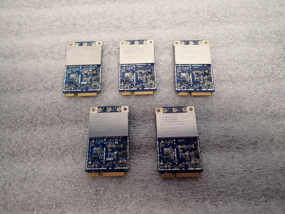 5 Apple Macbook Pro AR5418 AR5BXB72 AR5008 802.11n 300M mini PCI-e Wireless Card - Image 1 of 1
